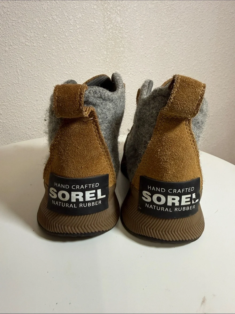 Sorel Kids Gray and Brown Waterproof Winter Boots